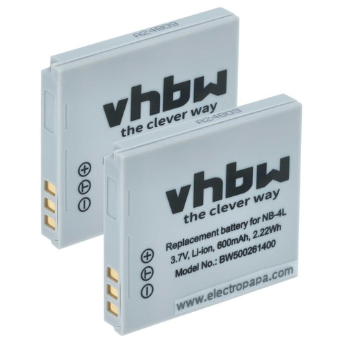 Batteria per canon digital - 2x,