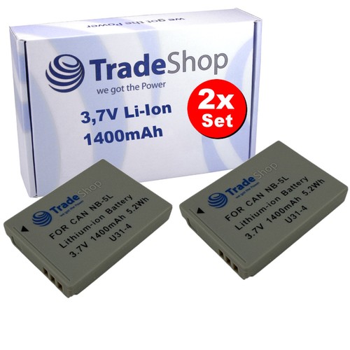 Batteria per canon - 2x,